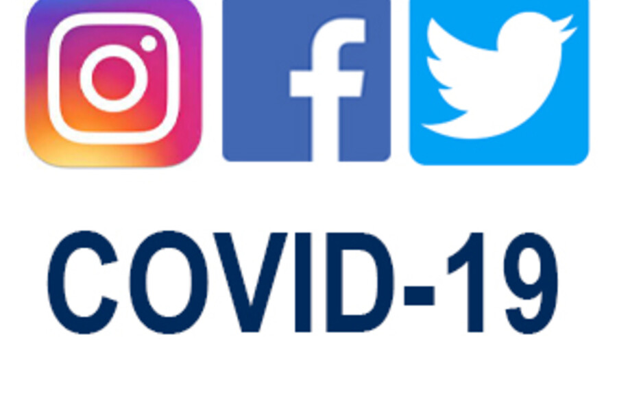 COVID-19 and social media icons